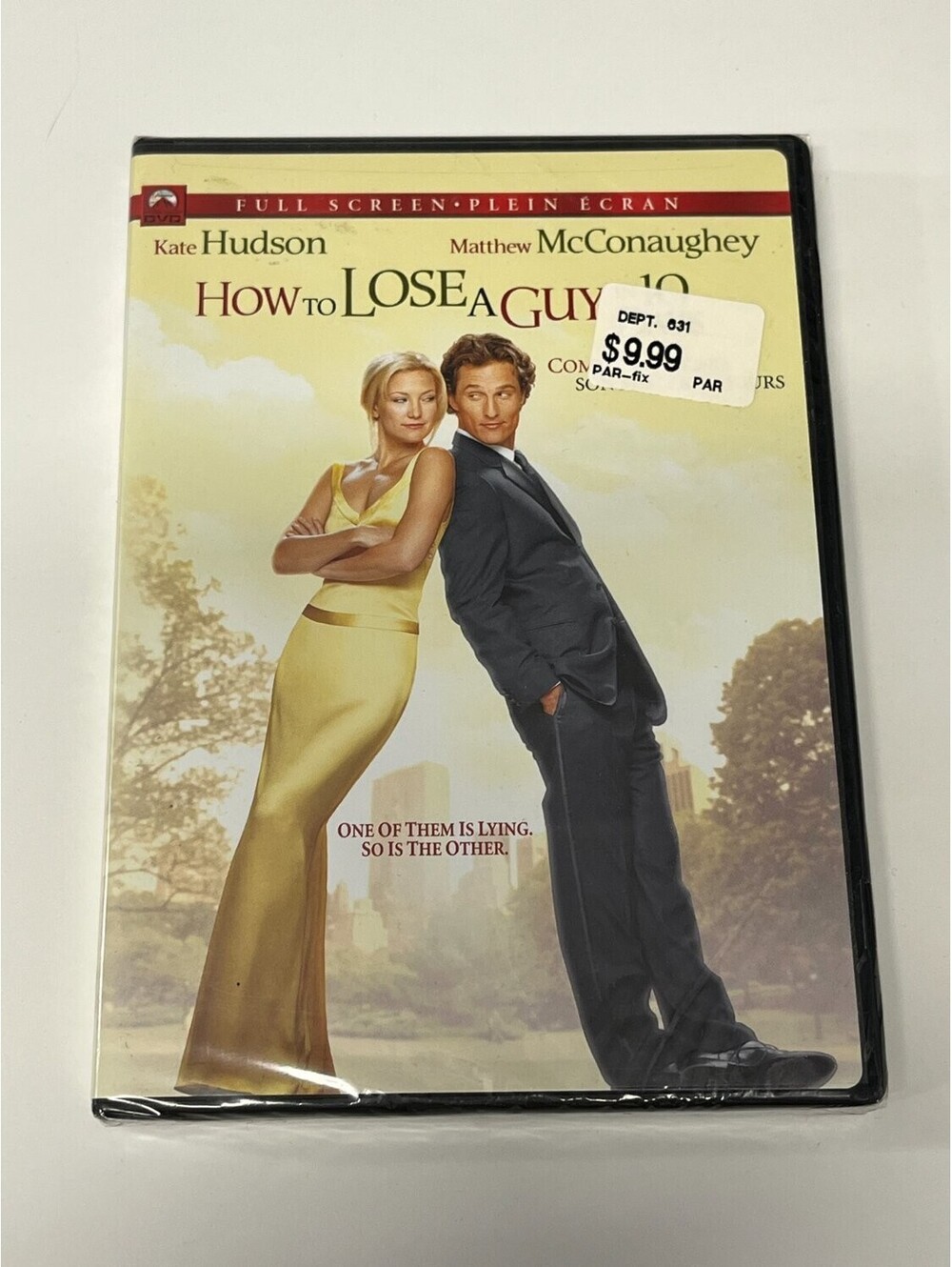 Donald Petrie How To Lose a Guy in 10 Days DVD 2003 New